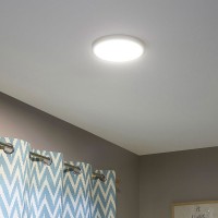 Lampo KIT Cornice Bianca Per Pannello Tondo 240mm LED Montaggio