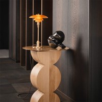 Louis Poulsen PH 2/1 Limited Edition Table Lamp in Blown Amber