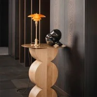 Louis Poulsen PH 2/1 Limited Edition Table Lamp in Blown Amber