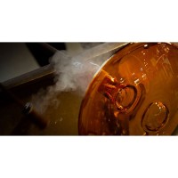 Louis Poulsen PH 2/1 Limited Edition Table Lamp in Blown Amber