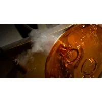 Louis Poulsen PH 2/1 Limited Edition Table Lamp in Blown Amber