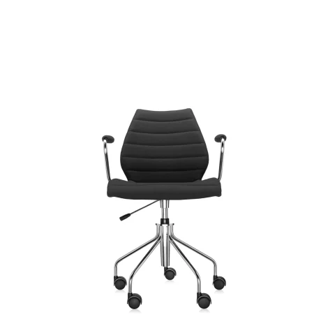 Kartell Maui Soft Trevira sedia girevole con rotelle