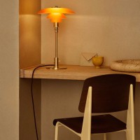 Louis Poulsen PH 2/1 Limited Edition Table Lamp in Blown Amber
