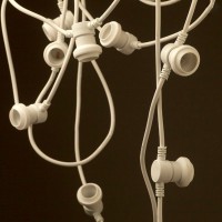 New Lamps White String Light Extendable 10 Lampholder E27 11,5