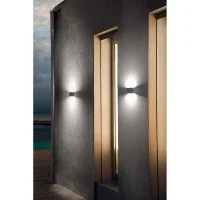 Ares Midna Bidirezionale LED 18W Lampada Parete Esterno IP65