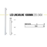 Bot Lighting Shot Lampadina LED Lineare 1000mm S14S 14W Bot Lighting Shot Lampadina LED Lineare 1000mm S14S 14W