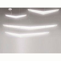Artemide Mouette LED 80W Asimmetrica Lampada a Sospensione