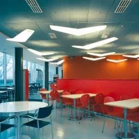 Artemide Mouette LED 55W Symmetric Suspension Lamp White By Artemide Mouette LED 55W Symmetric Suspension Lamp White By