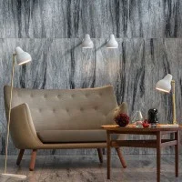 Louis Poulsen VL38 Floor Lamp White and Brass By Vilhelm