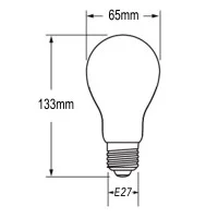 Flos Lampadina LED E27 21W 2452lm A65 220-240V 3000K Luce Calda Flos Lampadina LED E27 21W 2452lm A65 220-240V 3000K Luce Calda