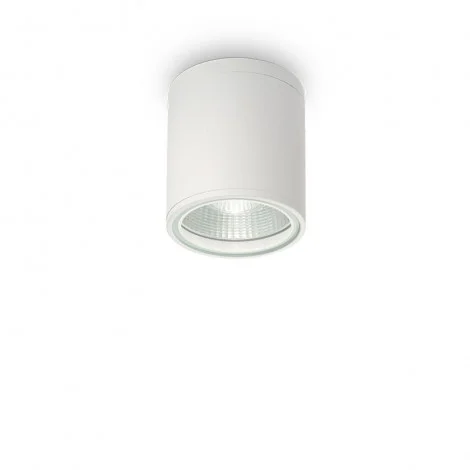 Ideal Lux GUN PL1 Lampada GU10 Cilindro IP44 Plafone Tondo Da