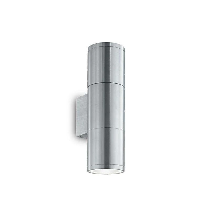 Ideal GUN AP2 Small GU10 Cylinder IP44 Round Wall Lamp