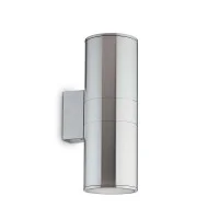 Ideal GUN AP2 Big E27 Cylinder IP54 Round Wall Lamp Bi-Emission