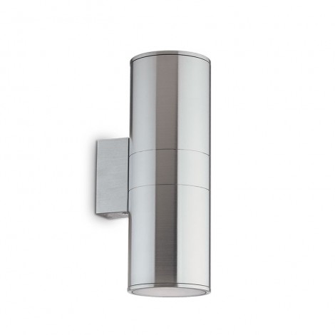 Ideal Lux GUN AP2 Big Lampada E27 Cilindro IP54 Tondo Da Parete