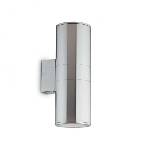 Ideal Lux GUN AP2 Big Lampada E27 Cilindro IP54 Tondo Da Parete