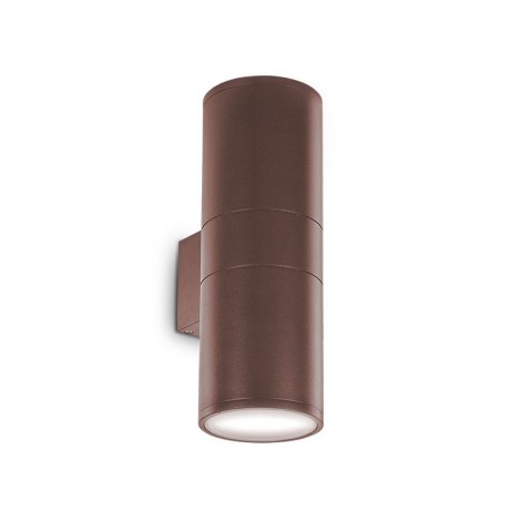 Ideal Lux GUN AP2 Big Lampada E27 Cilindro IP54 Tondo Da Parete