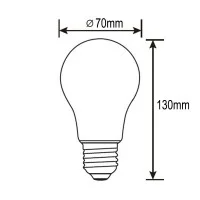 Flos LED Milky Bulb E27 10W 965lm A70 220-240V 2700K Warm White
