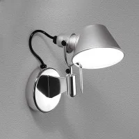 Artemide Tolomeo Faretto E27 Wall Lamp with switch By Michele