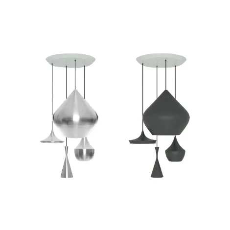 Tom Dixon Beat Range Round System suspension lamp