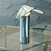 Flos Chiara Table LED Lamp In Aluminum Body By Mario Bellini Flos Chiara Table LED Lamp In Aluminum Body By Mario Bellini