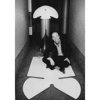 Flos Chiara Floor LED Lampada da Terra Corpo In Acciaio Inox By