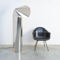 Flos Chiara Floor LED Lampada da Terra Corpo In Acciaio Inox By