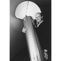 Flos Chiara Floor LED Lampada da Terra Corpo In Acciaio Inox By