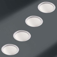 Kreadesign Astra Mini 200 Blown Nickel Ceiling Lamp 20036