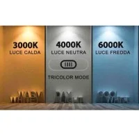 Lampo Reglette Slim PT5 LED TRICOLOR 3000K/4000K/6000K switch