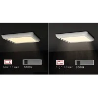 Lampo Faro LED Teknica Quadrato da Semincasso o Superficie