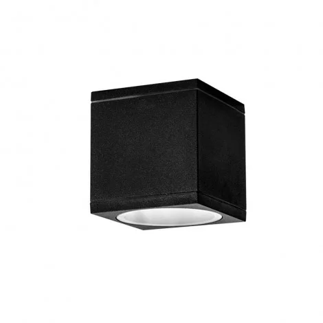 Lampo Lamp GU10 Cube IP54 Square Ceiling Surface In Aluminum