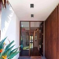 Lampo Lamp GU10 Cube IP54 Square Ceiling Surface In Aluminum