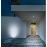 Lampo Lamp GU10 Cube IP54 Square Ceiling Surface In Aluminum
