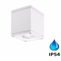Lampo Lampada GU10 Cubo IP54 Plafone Quadrato A Superficie Da