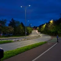 IGuzzini Wow LED on pole 807x505mm Street or Urban Lighting For