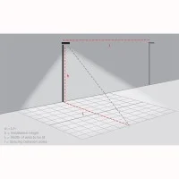 IGuzzini Wow LED on pole 807x505mm Street or Urban Lighting For
