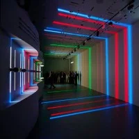 iGuzzini Trick 360° LED Effetto Lama Di Luce RGB DMX Lampada