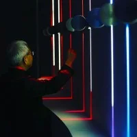 iGuzzini Trick 360° LED RGB DMX Light Blade Effect Wall Ceiling