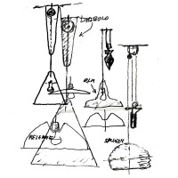 Flos Diabolo Lampada Conica a Sospensione Designed by Achille