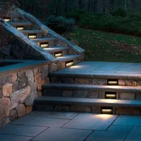 Lampo Segnapasso LED Luce Orizzontale Faretto Rettangolare Da