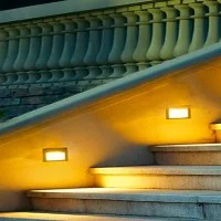 Lampo Segnapasso LED Luce Orizzontale Faretto Rettangolare Da