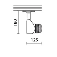 IVela 712-020-31 Faretto Spot Proiettore Soffitto E27 230V MAX