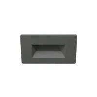 Lampo KIT Flangia Antracite Per Segnapasso 504 Rettangolare Da Lampo KIT Flangia Antracite Per Segnapasso 504 Rettangolare Da