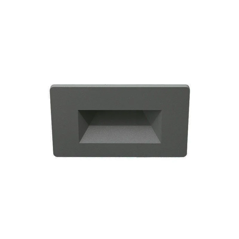 Lampo Anthracite Flange KIT For Recessed Rectangular 504 Lampo Anthracite Flange KIT For Recessed Rectangular 504