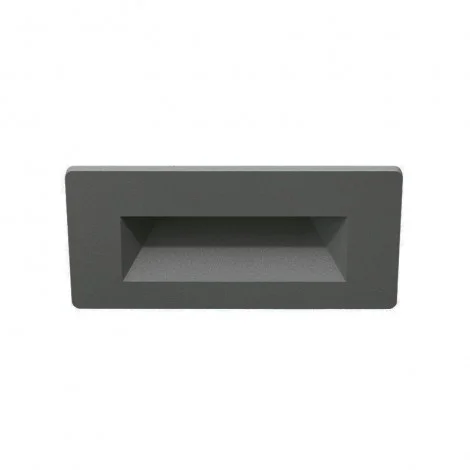 Lampo Anthracite Flange KIT For Recessed Rectangular 506