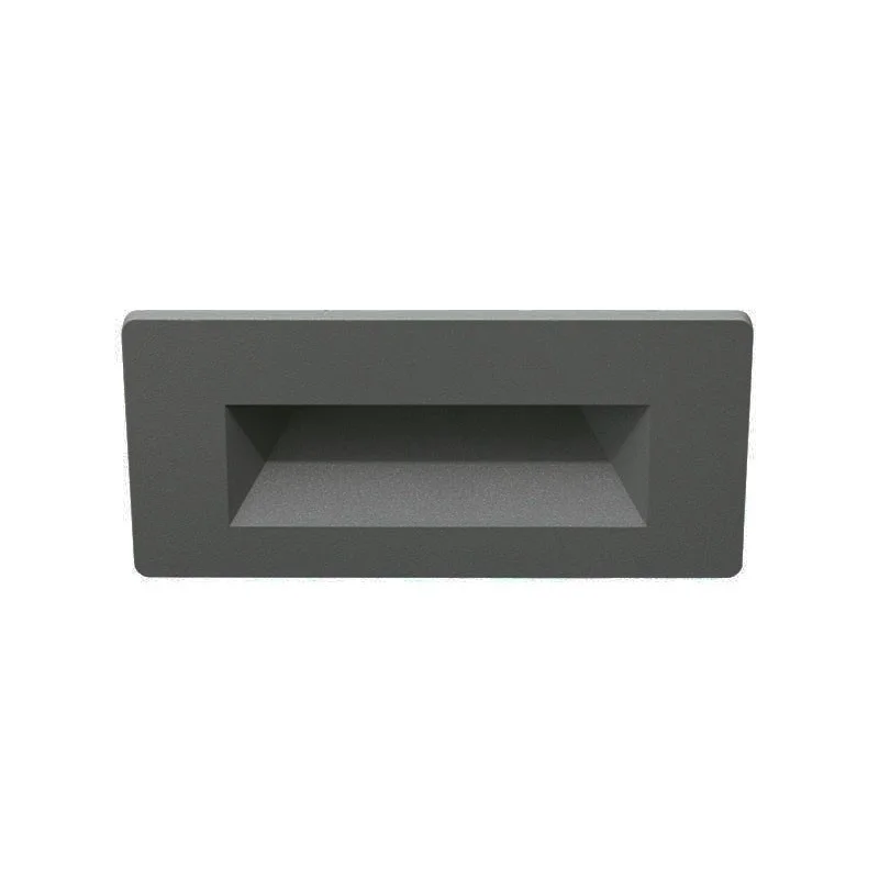 Lampo Anthracite Flange KIT For Recessed Rectangular 506 Lampo Anthracite Flange KIT For Recessed Rectangular 506