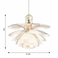 Louis Poulsen PH Septima Glass Pendant Suspension Singol Lamp