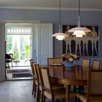 Louis Poulsen PH 3½-3 Glass Sospensione Lampada Singola By Poul