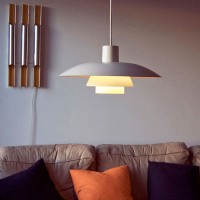 Louis Poulsen PH 4/3 Pendant Singol Lamp By Poul Henningsen
