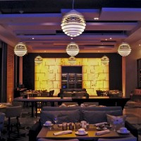 Louis Poulsen PH Louvre White Suspension Lamp In Aluminum And